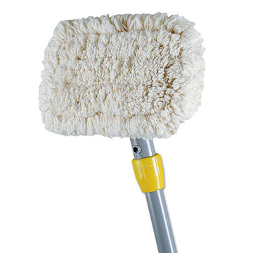 Rubbermaid® Commercial Wall-washer Kit, 9 X 5 White Cotton Head, 60" Gray Aluminum Handle freeshipping - TVN Wholesale